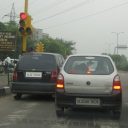 India, verkeersovertreding, politie, auto