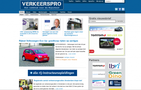 VerkeersPro.nl, website, vakblad, rijschoolbranche