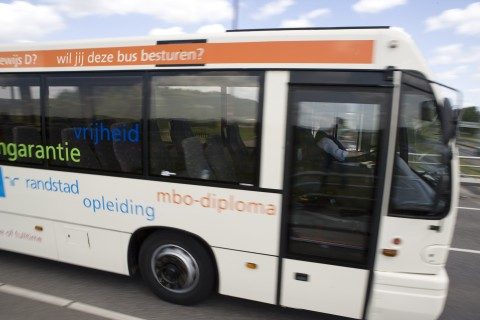 bus, randstad, buschauffeur